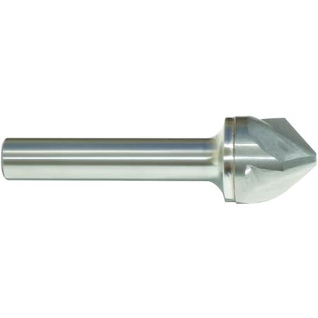 Machine Countersink, Series 5753, 58 Body Dia, 234 Overall Length, 38 Shank Dia, 3 Flutes, 6